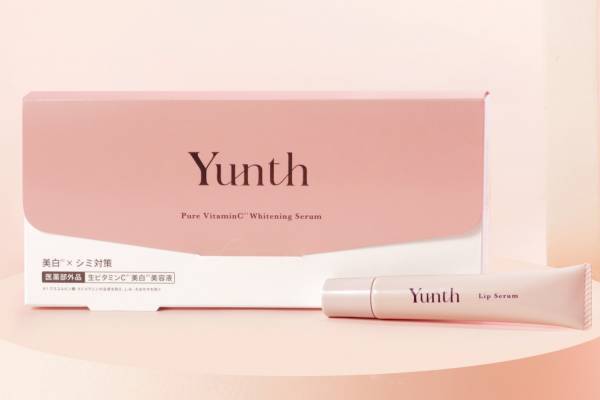 「ユンス」23年冬スキンケア、“生ビタミンC配合”導入美容液＆リップセラムの保湿セット
