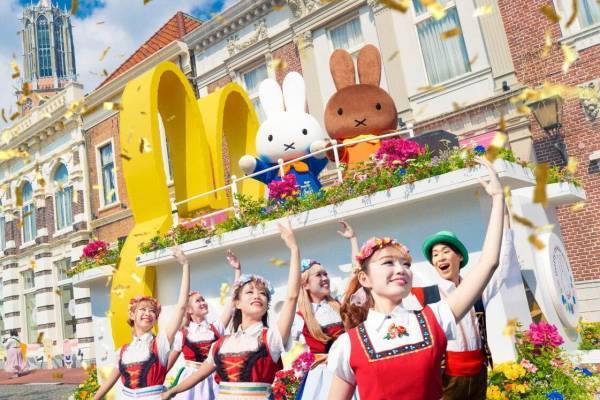 ハウステンボス「花の街 ミッフィーセレブレーション」ミッフィーの誕生日を祝うパレードや限定グッズ