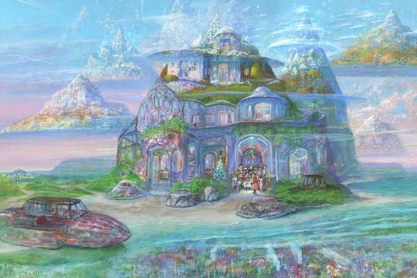 『耳をすませば』背景画家・井上直久の個展が銀座三越で、「イバラード」の世界を堪能する新作原画＆版画