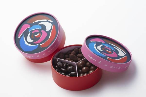 アニエスベー×Made in ピエール・エルメ“バラ”のチョコボックス、3種のショコラ詰め合わせ