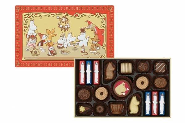 「ムーミン」×メリーチョコレート24年バレンタイン、ニョロニョロやリトルミイのアソート缶など