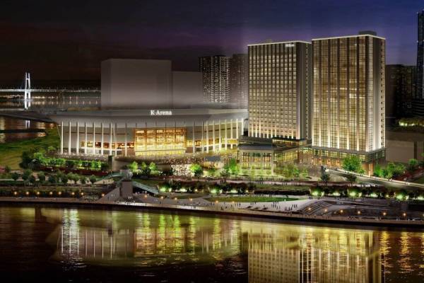 「ヒルトン横浜」みなとみらいに23年9月開業、世界最大級の音楽アリーナ「Kアリーナ」に隣接