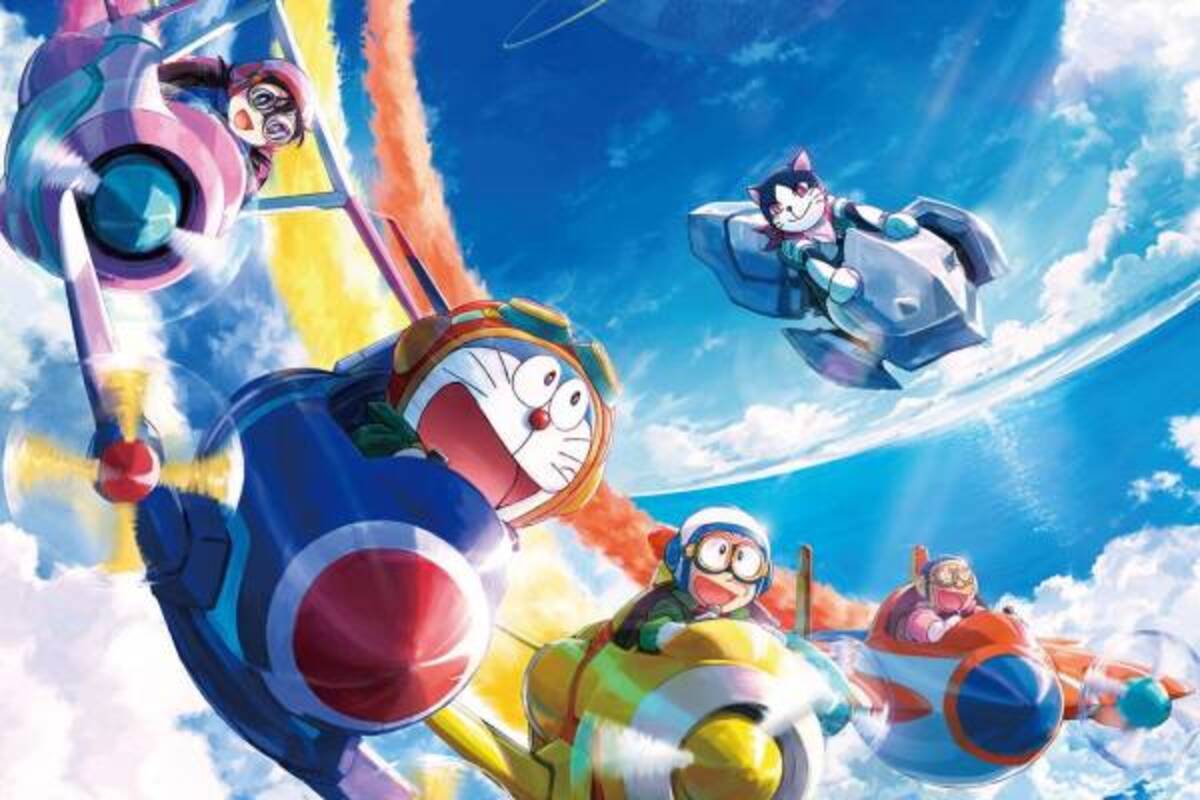 映画ドラえもん のび太と空の理想郷 タイムワープ機能 付き飛行船で大冒険へ 22年7月9日 ウーマンエキサイト 1 4