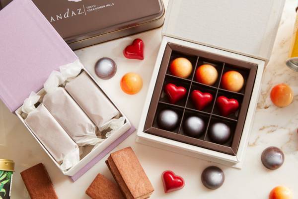 アンダーズ 東京のバレンタインデー2023、仏ティーメゾンの“茶葉”使用したショコラ詰め合わせ