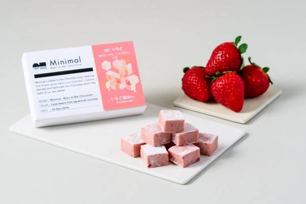 ミニマル「生チョコレート 苺 -いちご家めい-」大粒ブランドいちご“女峰”×ホワイトショコラ