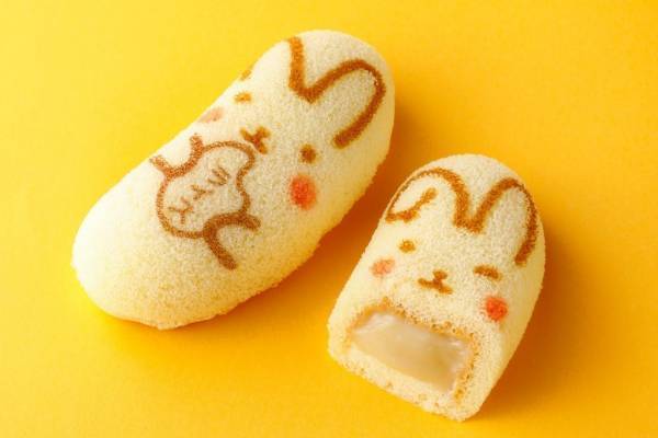 うさぎ柄の「東京ばな奈」米粉で作った“もちふわ”食感、年末年始限定うさぎ年パッケージで