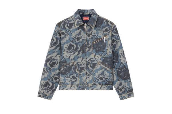 ケンゾー“ピクセル化したローズ”のデニムジャケットなど、ポップな虎モチーフのスウェットも