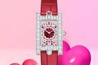 ハリー・ウィンストンのバレンタイン限定腕時計、“ハート型”カボション＆真紅のルビー輝くダイヤル