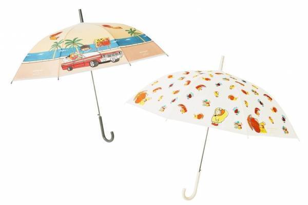 ニコアンド「マムアンちゃん」コラボ雑貨、もこもこ刺繍トートバッグやカラフルなビニール傘