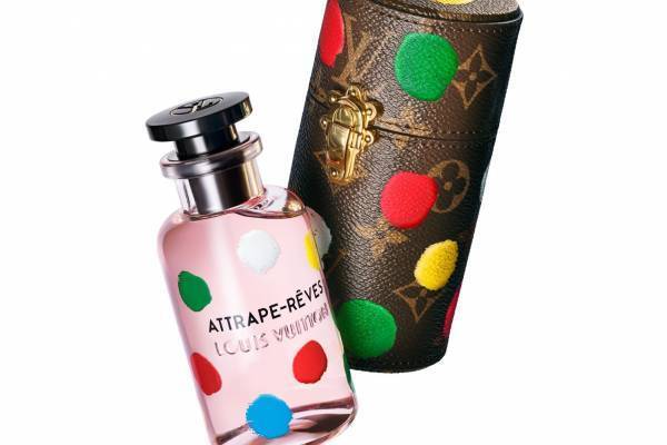 ルイ・ヴィトン×草間彌生のフレグランス、ドット柄ボトルや“かぼちゃ”モチーフの香水