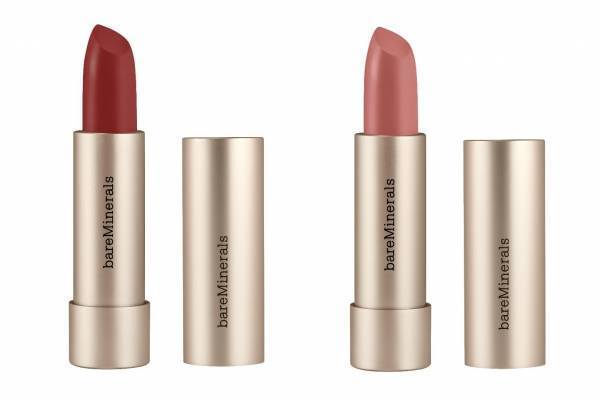 ベアミネラル23年春コスメ、人気ヴィーガンリップに“宝石”着想のモーブ&深みローズの新2色