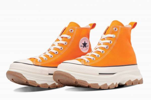 コンバース「オールスター」新作“厚底”スニーカー、トレッキングシューズから着想