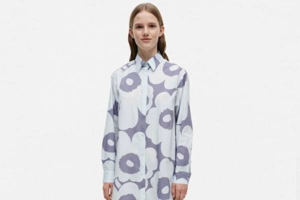 マリメッコ“ウニッコ柄”の日本限定ウェア&バッグ、パープル×ホワイトのシャツワンピースなど