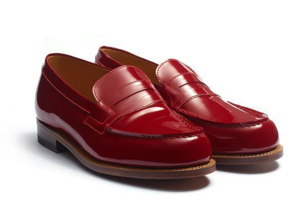 ジェイエムウエストン「シグニチャーローファー」パテントレザーの新色、艶やかなレッド＆ブラック