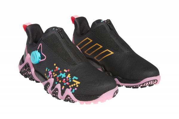 アディダスゴルフの限定シューズ「コードカオス22」“ネオン＆ゲーム”から着想した日本モデルなど