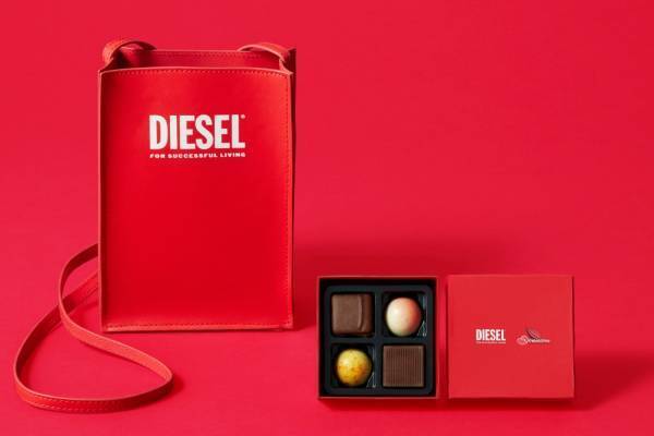 ディーゼル23年バレンタイン、ミニバッグ＆「ドゥルミアン」の塩キャラメルやチェリーチョコ