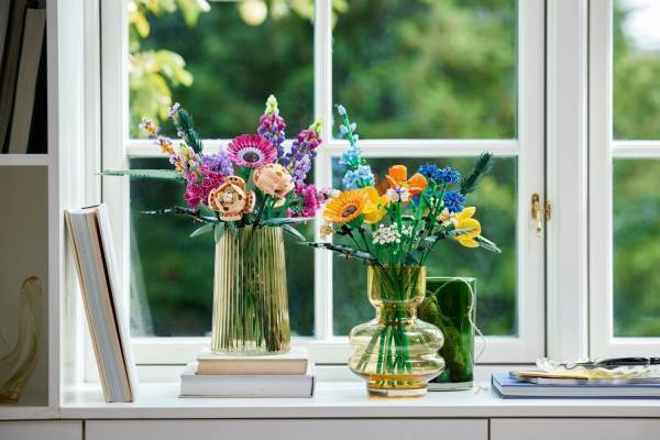 大人向けレゴ ブロック新作、8種類の花のブーケや“ガーベラ＆バラ”