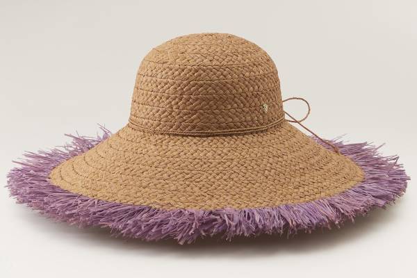 ヘレンカミンスキー“リゾート地”着想の新作ハット、爽やかミント＆パープル色のフリンジ