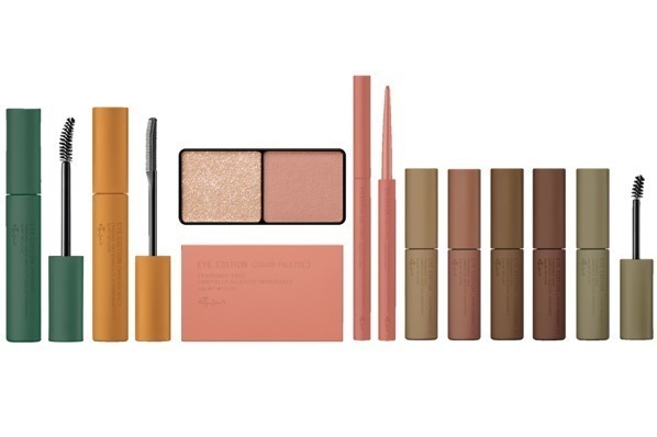 エテュセ2023年春コスメ、“花々のニュアンスカラー”透けツヤマスカラ＆ラメ輝く2色アイパレ