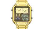 シチズンコレクションの腕時計「サーモセンサー」限定ゴールドカラー、82年発売の初代モデルがモチーフ