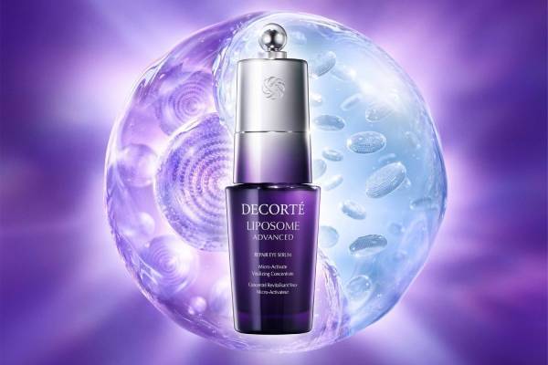 コスメデコルテ23年春スキンケア「リポソーム」新作アイセラム、“1滴に1.6兆個”の美肌カプセル配合
