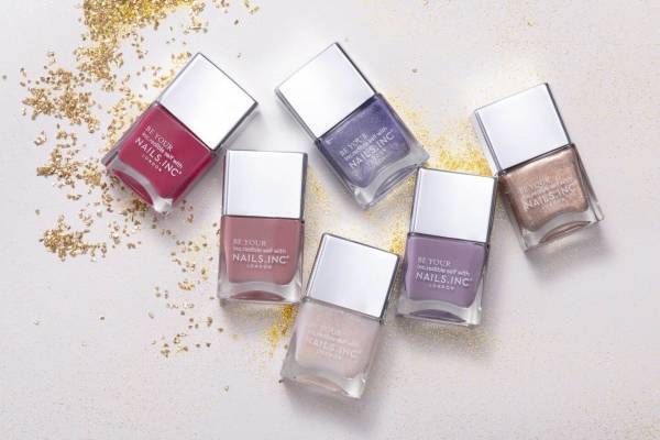 ネイルズ インク23年春ネイル、“ゴールドグリッター煌めく”スパークルゴールド＆ルビーレッドなど