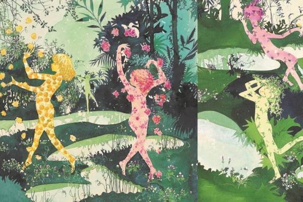 童画画家・初山滋の回顧展がちひろ美術館・東京で、アンデルセン童話『おやゆびひめ』原画など約130点