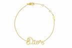 ディオールのファイン ジュエリー「oui」に新作、一筆書き“Dior”のゴールドネックレスやリング