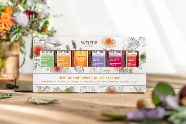 ヴェレダ23年春ボディケアキット、“香り＆効果で選ぶ”人気オーガニックボディオイル6種セット