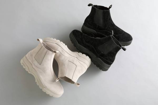 コンバース キャンピングサプライ新作、スエード素材のサイドゴアブーツをモノトーンで