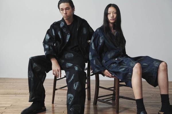 Y's....“ずらして二重”になるレイヤード風ロングコートや水玉模様のデニムジャケット＆パンツ