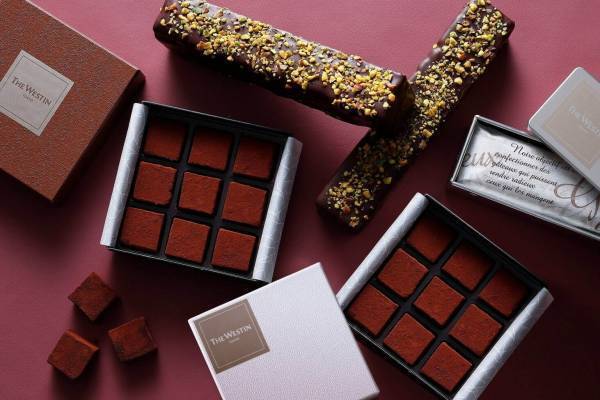 ウェスティンホテル東京のバレンタイン、“芳醇アールグレイ香る”生チョコ＆濃厚ブラウニー