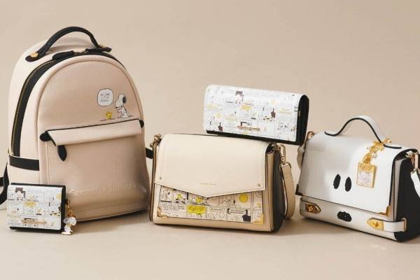 スヌーピーが“ハグ”するバッグ＆財布、サマンサタバサとサマンサタバサプチチョイスから