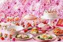 ヒルトン成田“いちご×薔薇”ビュッフェ、薔薇を飾ったピンク色モンブランなど