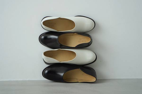 クラネ × ハルタのコラボシューズ第2弾、「スポックシューズ」白＆黒でモードにアレンジ