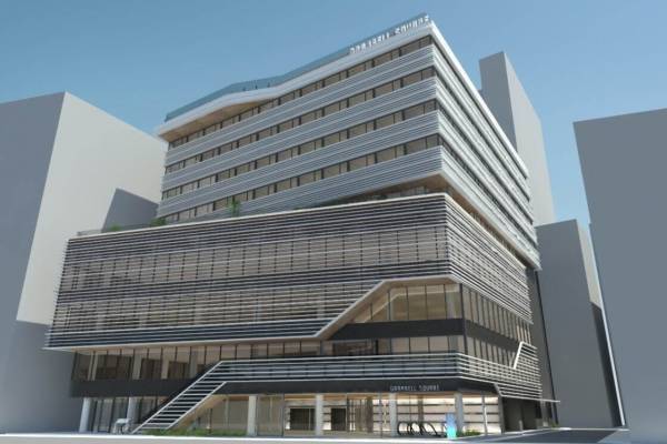 「グランベルスクエア」東京・銀座コリドー街の複合商業施設、スパサウナ・ホテル・飲食店など