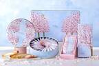 ヨックモック春限定“桜”風味のラングドシャ―サンド、満開の桜並木を描いた新パッケージで