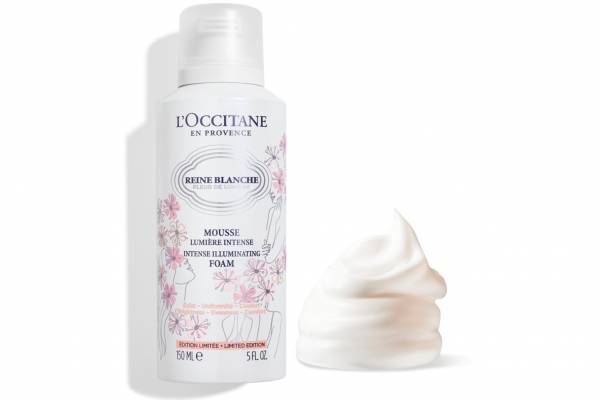 ロクシタン23年春スキンケア、“もっちり濃密泡”洗顔フォームが日本限定の花柄パッケージに