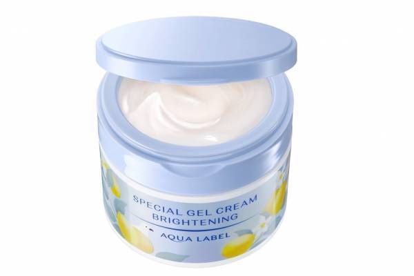 アクアレーベル23年夏スキンケア、“レモンが香る”ひんやり美白ジェルクリーム