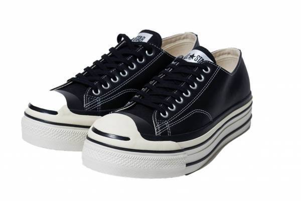 コンバース × ダブレットのコラボスニーカー、「ジャックパーセル」と「オールスター」をドッキング