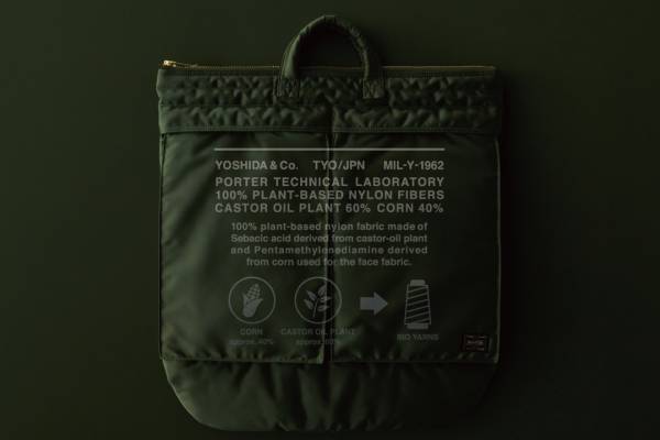 ポーターのバッグ「タンカー」シリーズが刷新、強くしなやかな100％植物性ナイロンを新採用