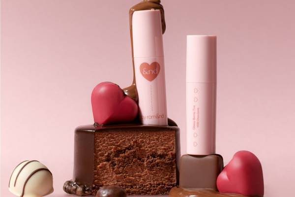ロムアンド＆ローソン「アンドバイロムアンド」24年バレンタイン限定チョコ色リップティント