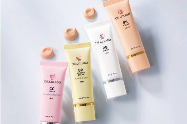 ドクターシーラボ24年春ベースメイク“ビタミンC”配合のBBクリーム、日中スキンケアで透明肌へ