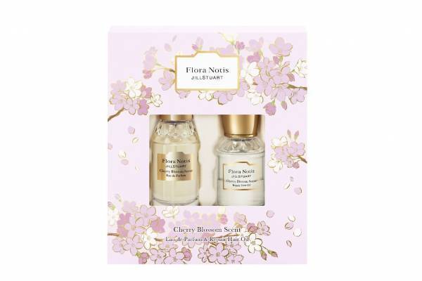 フローラノーティス ジルスチュアート24年春ヘアケア、“桜香る”オードパルファン＆ヘアオイルのセット