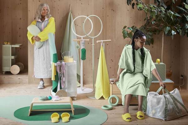 イケアからホームトレーニング向けの新作コレクション「ダイリエン」バスポンチョやエクササイズマット