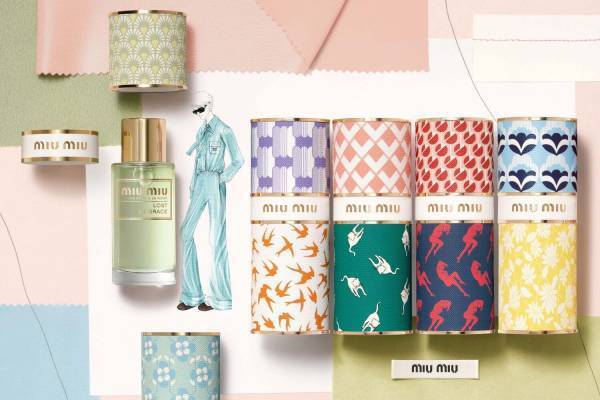 ミュウミュウ“香り＆ケースを選べる”フレグランスに24年春新作、アイリスが主役のフローラルノート