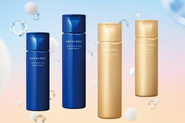 アクアレーベル24年春スキンケア、肌悩み別で選べる“ぷるぷる赤ちゃん肌”を叶える化粧水＆乳液