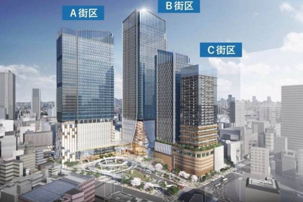 池袋駅西口地区の大規模再開発 - ホテルや商業施設を有する3つの高層複合ビル建設へ、43年完成予定