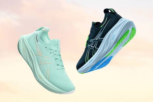 アシックス「ゲルニンバス」新作ランニングシューズ、“雲の上を走るような”軽量ソール×ニットのアッパー