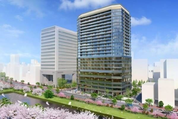 インターコンチネンタルホテルを中心とする複合ビルが福岡家庭裁判所跡地に、2030年開業予定